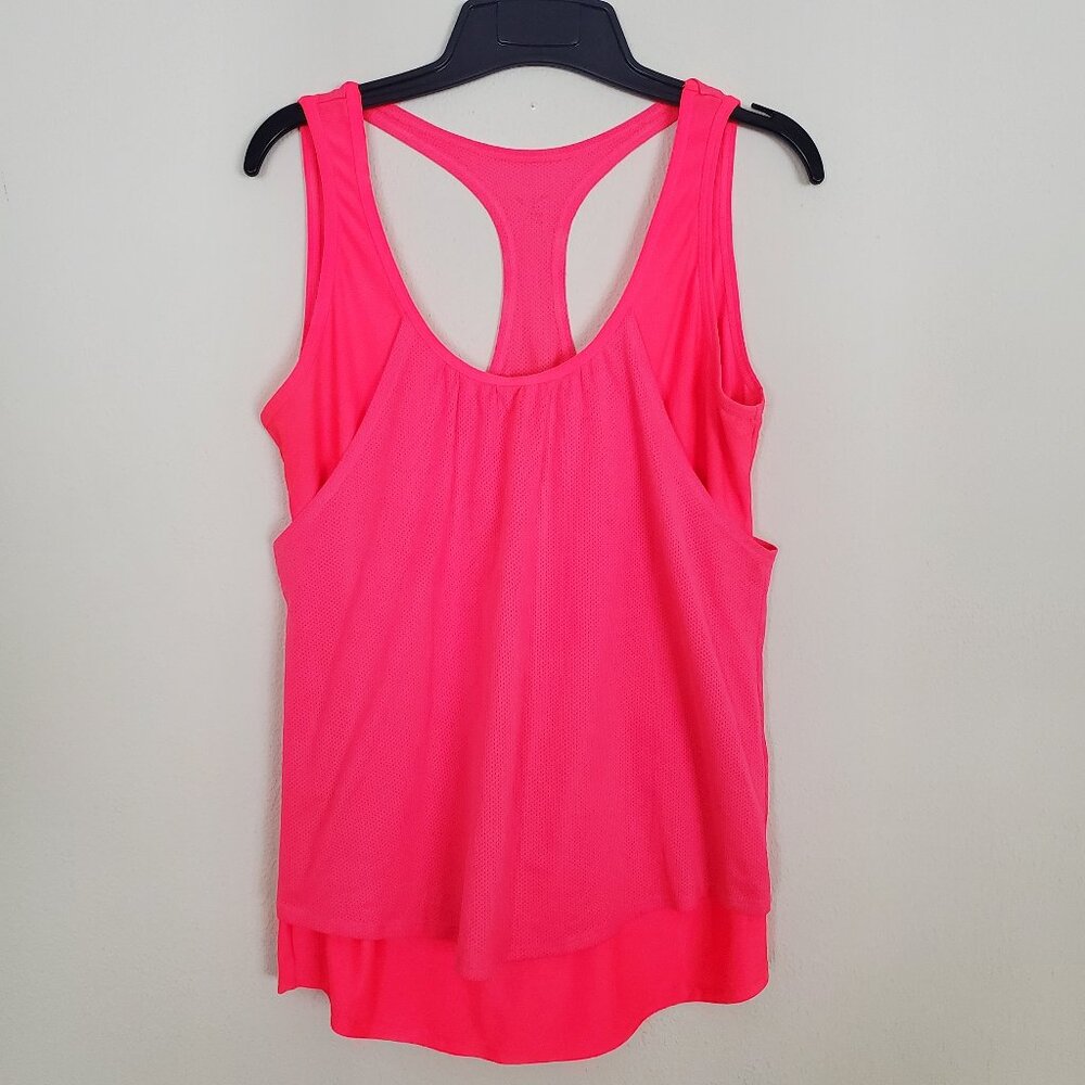 Active Old Navy Double Layer Tank Top Size M neon pink